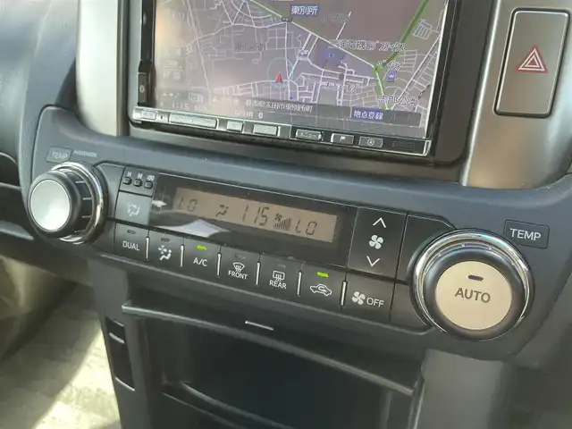 トヨタ ランドクルーザー プラド TX 群馬県 2010(平22)年 9万km ブラック ワンオーナー/4WD/社外HDDナビ/(CD/DVD/SD/TV)/バックカメラ/ETC/横滑り防止機能/純正ドアバイザー/純正フロアマット/純正布シートカバー/サイドステップ/リアスポイラー/ウッドコンビステアリング/ウィンカーミラー/プッシュスタート/保証書/取扱説明書/記録簿/スペアキー1