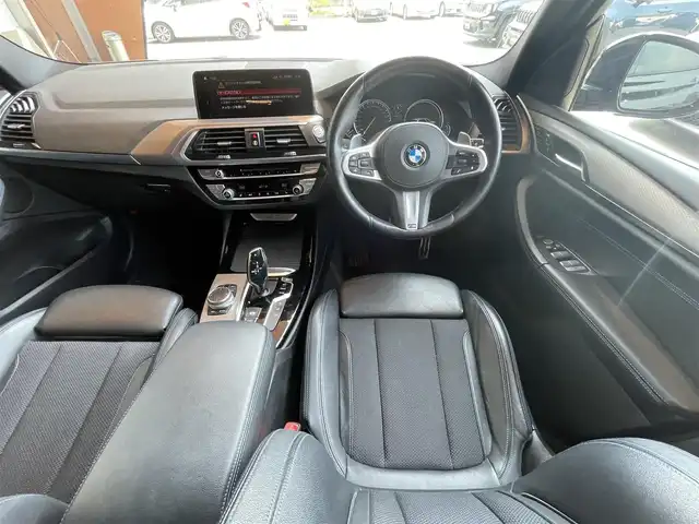 ＢＭＷ Ｘ３ xDrive20d Mスポーツ 高知県 2018(平30)年 4.8万km サファイアブラックP アクティブクルーズコントロール/ヘッドアップディスプレイ/純正HDDナビ/（CD/DVD再生/MSV/Bluetooth)/フルセグTV/360°カメラ/コンフォートアクセス/ハーフレザーシート/シートヒーター/電動リアゲート/ミラー一体型ETC/GPSレーダー（Z290csd)/ドライブレコーダー/ブラックキドニーグリル/LEDヘッドライト/純正19インチAW/保証書/取説/スペアキー
