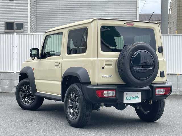 スズキ ジムニー シエラ JC 栃木県 2022(令4)年 1.7万km シフォンアイボリーM ワンオーナー/ブレーキサポート/車線逸脱警報装置/ESP（エレクトリックスタビリティプログラム）/スマートキー/エンジンプッシュスタート/スペアキー（スマートキー）/クルーズコントロール/取扱説明書/整備記録簿