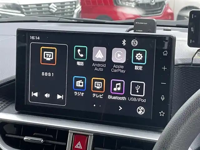 トヨタ ライズ G 大分県 2022(令4)年 3.2万km シャイニングホワイトパール スマートアシストIII/9インチディスプレイオーディオ　/地デジ　/Bカメラ　/オートハイビーム/クリアランスソナー　　/社外ルームミラー型ドラレコ　　/ＥＴＣ　/スペアキー　　/保証書　/取説