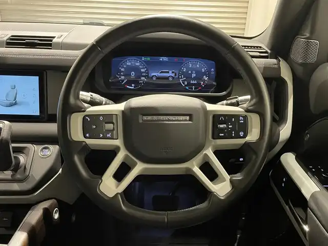 ランドローバー ランドローバー ディフェンダー 110SE 静岡県 2020(令2)年 3.8万km 黒 衝突軽減ブレーキ　/半革　/純正２０ＡＷ　/ＡＣＣ　/ＬＥＤ　/ＥＴＣ　/３６０°カメラ　/ワイヤレス充電　/パワーシート／ヒーター／メモリ　/ＣａｒＰｌａｙ　/社外ドライブレコーダー　/アンビエントライト