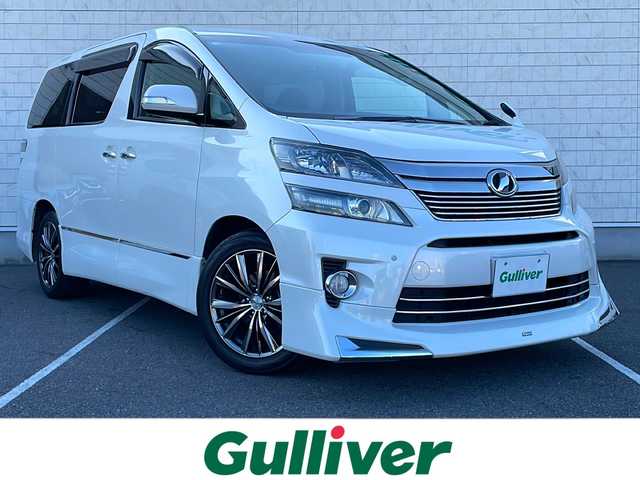 トヨタ ヴェルファイア 2．4Z 栃木県 2012(平24)年 4.2万km ホワイトパールクリスタルシャイン ワンオーナー/純正SDナビ/・NSZT-W62G/・Bluetooth CD DVD/・TV フルセグ/・バックカメラ/モデリスタエアロ/両側パワースライドドア/ETC/ドライブレコーダー/レザーシート/コーナーセンサー/HIDヘッドライト/オートライト/ドアバイザー/取扱説明書/保証書