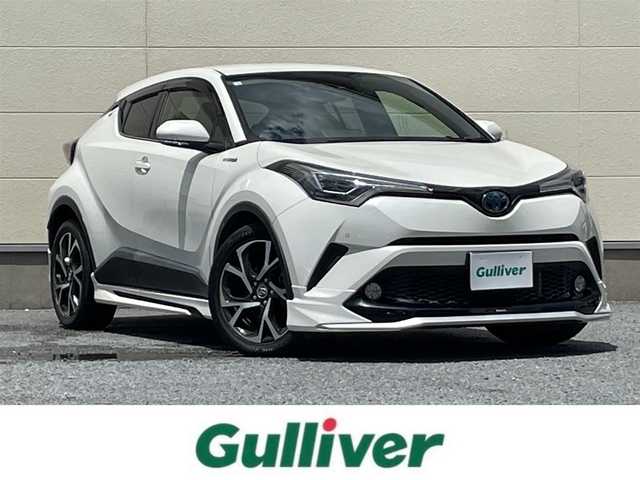 トヨタ Ｃ－ＨＲ G 茨城県 2017(平29)年 7.1万km ホワイトパールクリスタルシャイン 純正9インチナビ/フルセグTV/バックカメラ/フルモデリスタ/コーナーセンサー前後/クルーズコントロール/ドラレコ前方/オートマチックハイビーム/レーンキープアシスト/盗難防止装置/横滑り防止装置/シートヒーター/ETC2.0/BSM