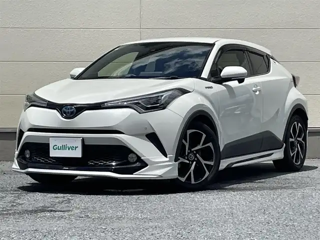 トヨタ Ｃ－ＨＲ G 茨城県 2017(平29)年 7.1万km ホワイトパールクリスタルシャイン 純正9インチナビ/フルセグTV/バックカメラ/フルモデリスタ/コーナーセンサー前後/クルーズコントロール/ドラレコ前方/オートマチックハイビーム/レーンキープアシスト/盗難防止装置/横滑り防止装置/シートヒーター/ETC2.0/BSM