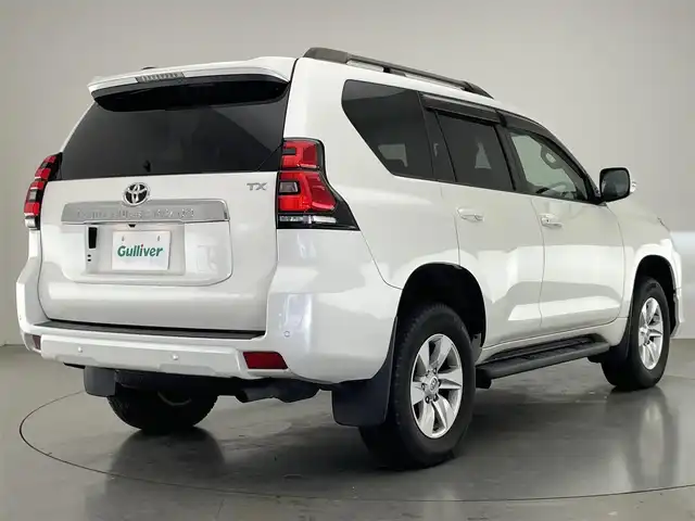 トヨタ ランドクルーザー プラド TX Lパッケージ 愛知県 2021(令3)年 4.7万km ホワイトパールクリスタルシャイン 社外９型ナビ　ムーンルーフ　モデリスタエアロ　禁煙　黒革　バックカメラ　シートヒーター　シートベンチレーション　ＥＴＣ　パワーシート　ＨＤＭＩ　ルーフレール　衝突軽減　追従クルコン　ＬＥＤオートライト　社外ツーイーター　オートハイビーム　ヘッドライトウォッシャー　純正アルミホイール　ルーフレール　