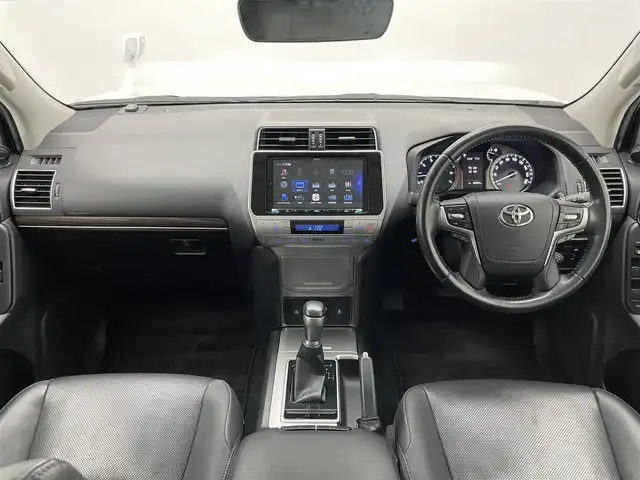 トヨタ ランドクルーザー プラド TX Lパッケージ 愛知県 2021(令3)年 4.7万km ホワイトパールクリスタルシャイン 社外９型ナビ　ムーンルーフ　モデリスタエアロ　禁煙　黒革　バックカメラ　シートヒーター　シートベンチレーション　ＥＴＣ　パワーシート　ＨＤＭＩ　ルーフレール　衝突軽減　追従クルコン　ＬＥＤオートライト　社外ツーイーター　オートハイビーム　ヘッドライトウォッシャー　純正アルミホイール　ルーフレール　