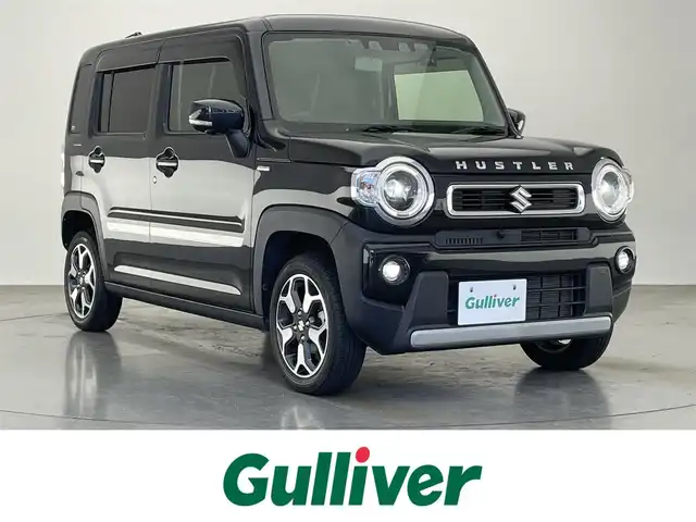 スズキ ハスラー HYBRID X ターボ 愛知県 2020(令2)年 3.6万km ブルーイッシュブラックパール3 純正９型ナビ　全方位カメラ　シートヒーター　フルセグＴＶ　カープレイ　ＤＶＤ　前後ドラレコ　ＥＴＣ　デュアルカメラブレーキ　衝突軽減　追従クルコン　パドルシフト　ＬＥＤライト　パーキングセンサー　禁煙