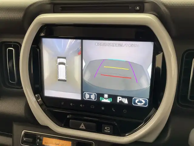 スズキ ハスラー HYBRID X ターボ 愛知県 2020(令2)年 3.6万km ブルーイッシュブラックパール3 純正９型ナビ　全方位カメラ　シートヒーター　フルセグＴＶ　カープレイ　ＤＶＤ　前後ドラレコ　ＥＴＣ　デュアルカメラブレーキ　衝突軽減　追従クルコン　パドルシフト　ＬＥＤライト　パーキングセンサー　禁煙