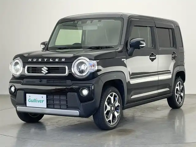 スズキ ハスラー HYBRID X ターボ 愛知県 2020(令2)年 3.6万km ブルーイッシュブラックパール3 純正９型ナビ　全方位カメラ　シートヒーター　フルセグＴＶ　カープレイ　ＤＶＤ　前後ドラレコ　ＥＴＣ　デュアルカメラブレーキ　衝突軽減　追従クルコン　パドルシフト　ＬＥＤライト　パーキングセンサー　禁煙