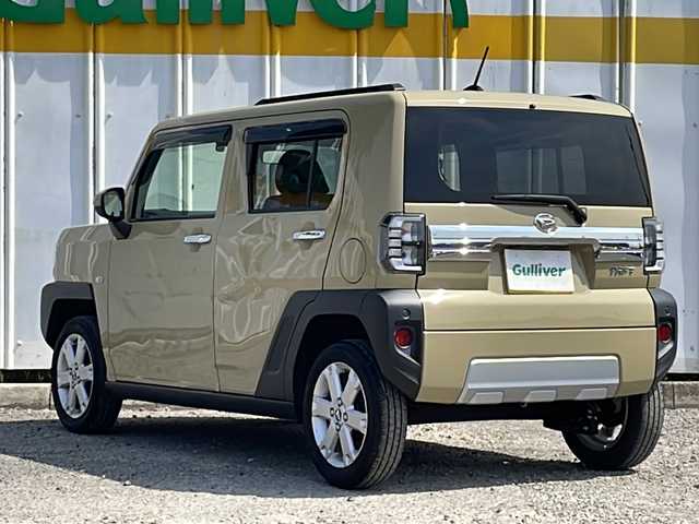 ダイハツ タフト G クロムベンチャー 沖縄県 2021(令3)年 2万km サンドベージュメタリック 外部検査実施済み/ガラスルーフ/純正メモリナビ【NMZK-W72D】/(DVD/フルセグTV/Bluetooth/USB)/バックカメラ/スマートアシスト/・衝突回避支援ブレーキ/・衝突警報機能/・ブレーキ制御付誤発進抑制機能/・車線逸脱警報機能/・先行車発進お知らせ機能/・アダプティブドライビングビーム/・ふらつき警報/・標識認識機能/・サイドビューランプ/・コーナーセンサー/・路側逸脱警報機能/ETC/前方ドライブレコーダー/前席シートヒーター/横滑り防止機能/純正15インチアルミホイール/スマートキー2個/プッシュスタート/LEDヘッドライト/カーテンエアバック/新車時保証書/取扱説明書