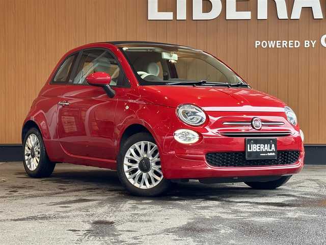 フィアット ５００Ｃ 1．2 ポップ 宮城県 2017(平29)年 3.7万km パソドプレレッド 純正ディスプレイオーディオ/Bluetooth機能/ETC車載器/キーレスキー/ステアリングスイッチ/アイドリングストップ/純正15インチAW/電動オープンルーフ/LEDデイタイムライト/フロアマット