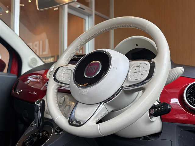 フィアット ５００Ｃ 1．2 ポップ 宮城県 2017(平29)年 3.7万km パソドプレレッド 純正ディスプレイオーディオ/Bluetooth機能/ETC車載器/キーレスキー/ステアリングスイッチ/アイドリングストップ/純正15インチAW/電動オープンルーフ/LEDデイタイムライト/フロアマット