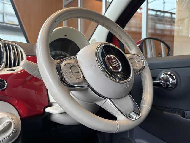 フィアット ５００Ｃ 1．2 ポップ 宮城県 2017(平29)年 3.7万km パソドプレレッド 純正ディスプレイオーディオ/Bluetooth機能/ETC車載器/キーレスキー/ステアリングスイッチ/アイドリングストップ/純正15インチAW/電動オープンルーフ/LEDデイタイムライト/フロアマット