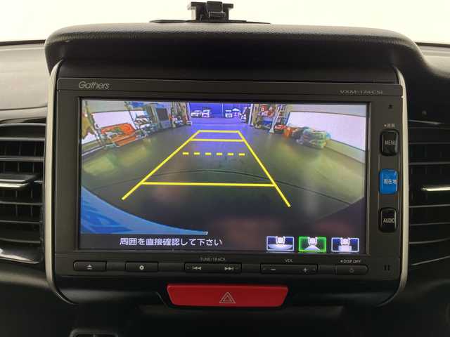 ホンダ Ｎ ＢＯＸ カスタム SSブラックSパッケージ 長野県 2016(平28)年 5.9万km プレミアムベルベットパープル・パール 純正メモリナビ（型番：VXM-174CSi）/（ワンセグTV＆CD＆USB＆BL＆SD＆iPod＆FM・AM）/バックカメラ/両側パワースライドドア/衝突被害軽減システム/盗難防止装置/ビルトインETC/シートヒーター（前席）/純正フロアマット/13インチ社外アルミホイール/オートライト/フォグランプ/アイドリングストップ/２列目サンシェード/ドアバイザー/スマートキー