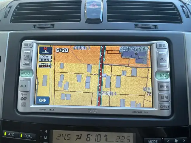 トヨタ マークＸ 250G Fパッケージ 大阪府 2006(平18)年 3.3万km シルバーM ワンオーナー/純正DVDナビ/(CD/DVD)/バックモニター/純正ETC/ABS/D席助手席エアバッグ/ハロゲンライト/オートライト/パワーステアリング/オートエアコン/パワーウィンドウ/純正フロアマット/保証書/取扱説明書