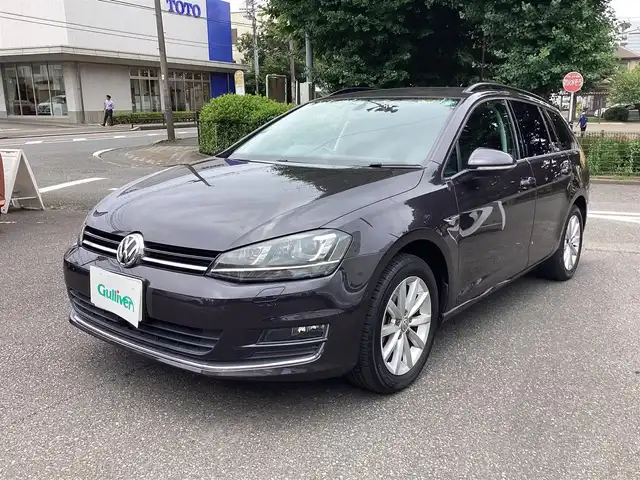 フォルクスワーゲン ゴルフ ヴァリアント ラウンジ 神奈川県 2015(平27)年 7.8万km パープル 純正ナビ/バックモニタ/ETC/HIDヘッドランプ/アクティブクルーズコントロール
