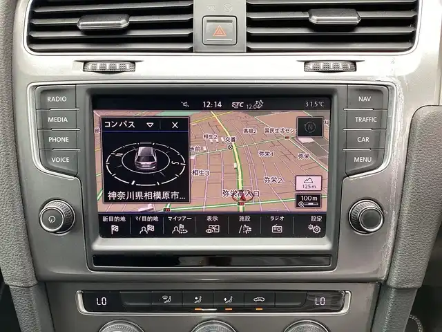 フォルクスワーゲン ゴルフ ヴァリアント ラウンジ 神奈川県 2015(平27)年 7.8万km パープル 純正ナビ/バックモニタ/ETC/HIDヘッドランプ/アクティブクルーズコントロール