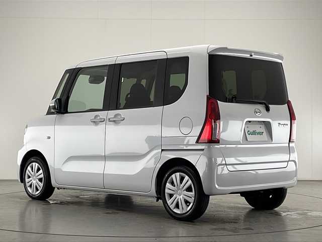 ダイハツ タント X 宮崎県 2022(令4)年 3.3万km シャイニングホワイトパール スマートアシスト３/〇衝突警報機能／衝突回避支援ブレーキ機能（対車両・対歩行者）/〇車線逸脱警報機能/〇誤発進抑制制御機能/〇オートマチックハイビーム/〇先行車発進お知らせ機能/〇コーナーセンサー/社外7インチSDナビ/フルセグTV/CD/DVD/Bluetooth/バックカメラ/片側パワースライドドア/LEDヘッドライト/アイドリングストップ/ETC/スマートキー×2