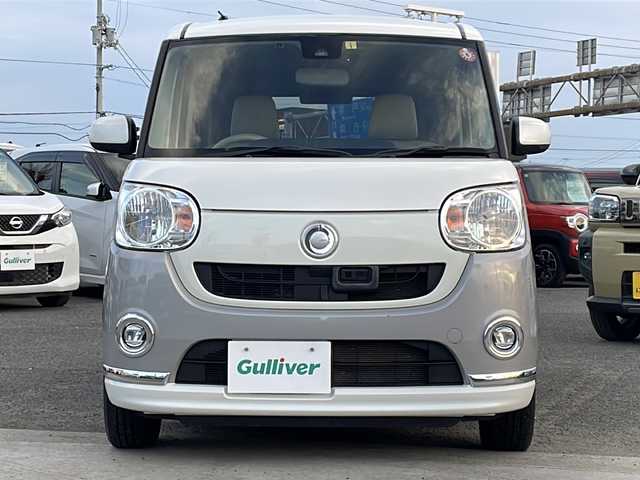 ダイハツ ムーヴ キャンバス X LTD メイクアッフ SA Ⅱ 徳島県 2017(平29)年 4.6万km パールホワイトⅢ/スムースグレーマイカメタリック 2トーン スマートアシストII/純正オーディオ　CUK-W66D/（DISC/USB/AUX/ラジオ）/エンジンスターター/両側電動スライドドア/ETC/スペアキー/スマートキー/純正フロアマット/LEDヘッドライト/フォグライト/オートライト/電動格納ミラー/ISO FIX/新車時保証書