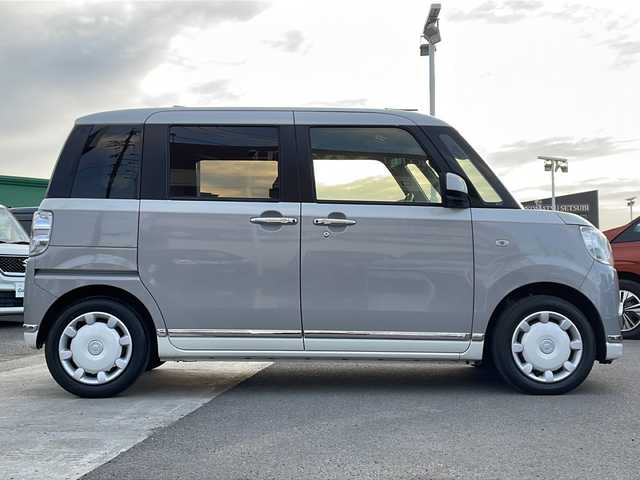 ダイハツ ムーヴ キャンバス X LTD メイクアッフ SA Ⅱ 徳島県 2017(平29)年 4.6万km パールホワイトⅢ/スムースグレーマイカメタリック 2トーン スマートアシストII/純正オーディオ　CUK-W66D/（DISC/USB/AUX/ラジオ）/エンジンスターター/両側電動スライドドア/ETC/スペアキー/スマートキー/純正フロアマット/LEDヘッドライト/フォグライト/オートライト/電動格納ミラー/ISO FIX/新車時保証書