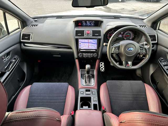 スバル ＷＲＸ Ｓ４ STIスポーツアイサイト 徳島県 2018(平30)年 3.8万km クリスタルホワイトP ナビ（MSV/SD、FM/AM、Bluetooth、USB1、USB2/iPod、TV）/Bluetooth接続/ETC/フォグランプ/衝突被害軽減システム/コーナーセンサー/クルーズコントロール/シートヒーター/プッシュスタート/車外カメラ/電動リアゲート/エアロ（サイド）/ターボ