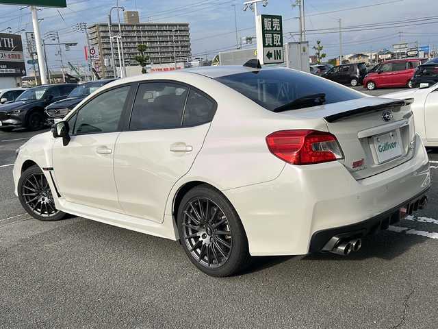 スバル ＷＲＸ Ｓ４ STIスポーツアイサイト 徳島県 2018(平30)年 3.8万km クリスタルホワイトP ナビ（MSV/SD、FM/AM、Bluetooth、USB1、USB2/iPod、TV）/Bluetooth接続/ETC/フォグランプ/衝突被害軽減システム/コーナーセンサー/クルーズコントロール/シートヒーター/プッシュスタート/車外カメラ/電動リアゲート/エアロ（サイド）/ターボ