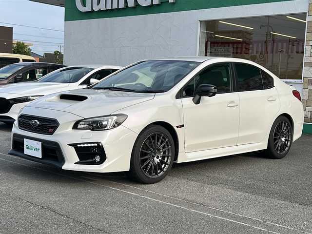 スバル ＷＲＸ Ｓ４ STIスポーツアイサイト 徳島県 2018(平30)年 3.8万km クリスタルホワイトP ナビ（MSV/SD、FM/AM、Bluetooth、USB1、USB2/iPod、TV）/Bluetooth接続/ETC/フォグランプ/衝突被害軽減システム/コーナーセンサー/クルーズコントロール/シートヒーター/プッシュスタート/車外カメラ/電動リアゲート/エアロ（サイド）/ターボ