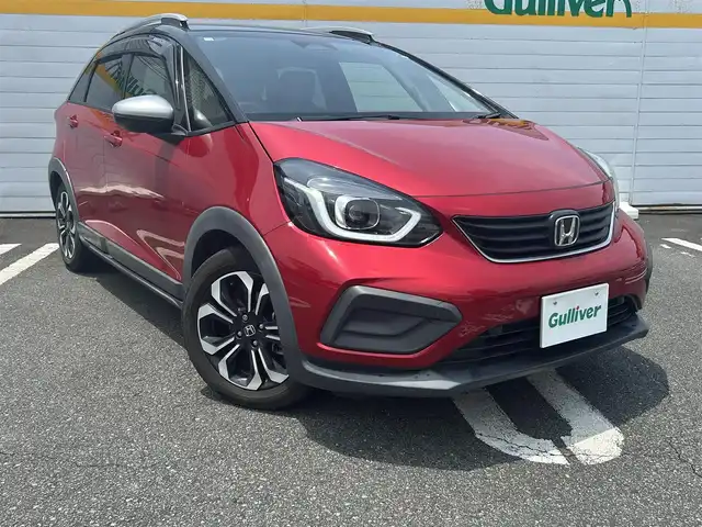 ホンダ フィット クロスター 埼玉県 2020(令2)年 2.5万km プレミアムクリスタルレッドM ワンオーナー/SDナビ/フルセグテレビ/バックカメラ/アイドリングストップ/クルーズコントロール/ルーフレール/ドアバイザー/プッシュスタート/ETC/オートライト/ABS/PS/PW/エアバッグ（ダブル＋サイド）/ベンチシート