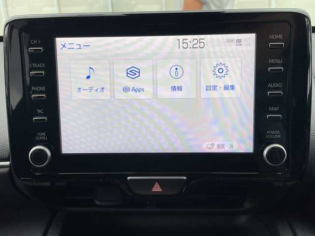 トヨタ ヤリスクロス ハイブリッド G 神奈川県 2022(令4)年 3.8万km プラチナホワイトパールマイカ 純正８インチディスプレイオーディオ/Bluetooth/USB/全周囲カメラ/追従走行付きクルーズコントロール/ETC2.0/ワンオーナー/ブラインドスポットモニター/パーキングアシスト/プッシュスタート/スマートキー/純正フロアマット/純正アルミホイール/LEDヘッドライト/オートマチックハイビーム/オートライト/UVカットガラス/100V充電/横滑り防止装置/レーンキープアシスト/衝突被害軽減システム/カーテンエアバック