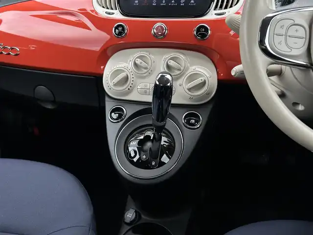 フィアット ５００ 1．2 カルト 茨城県 2021(令3)年 1.7万km オレンジ 後期型 /ワンオ-ナ- /ディスプレイOD /CarPlay /BT /USB /バックカメラ /クルーズコントロール /デイライトLED /前後ドラレコ /フロアマット /禁煙車