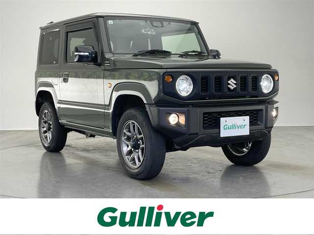 スズキ ジムニー XC 愛知県 2019(令1)年 4万km ジャングルグリーン 社外８型ナビ　バックカメラ　禁煙車　シートヒーター　フルセグＴＶ　Ｂｌｕｅｔｏｏｔｈ　ＤＶＤ　ドラレコ　ＥＴＣ　デュアルセンサーブレーキ　衝突軽減　クルコン　ＬＥＤオートライト　フォグ　フロアマット