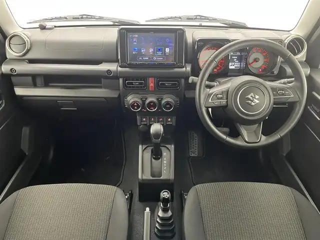スズキ ジムニー XC 愛知県 2019(令1)年 4万km ジャングルグリーン 社外８型ナビ　バックカメラ　禁煙車　シートヒーター　フルセグＴＶ　Ｂｌｕｅｔｏｏｔｈ　ＤＶＤ　ドラレコ　ＥＴＣ　デュアルセンサーブレーキ　衝突軽減　クルコン　ＬＥＤオートライト　フォグ　フロアマット