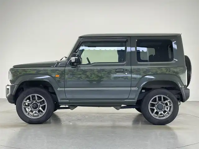スズキ ジムニー XC 愛知県 2019(令1)年 4万km ジャングルグリーン 社外８型ナビ　バックカメラ　禁煙車　シートヒーター　フルセグＴＶ　Ｂｌｕｅｔｏｏｔｈ　ＤＶＤ　ドラレコ　ＥＴＣ　デュアルセンサーブレーキ　衝突軽減　クルコン　ＬＥＤオートライト　フォグ　フロアマット
