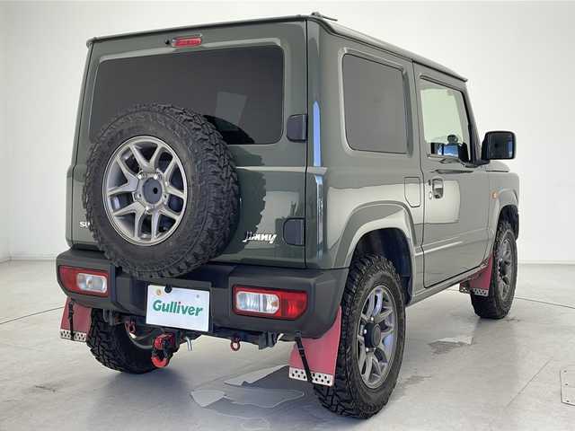 スズキ ジムニー XL 新潟県 2023(令5)年 5.5万km ジャングルグリーン 衝突被害軽減システム/レーンキープアシスト/社外メモリナビ/　Bluetooth/CD/DVD/フルセグTV/USB入力端子/バックカメラ/純正ビルトインETC2.0/シートヒーター（D/N席）/ヒッチメンバー/マッドガード/社外ツィーター/LEDヘッドライト/オートライト/純正16インチアルミホイール/背面タイヤ/４WD