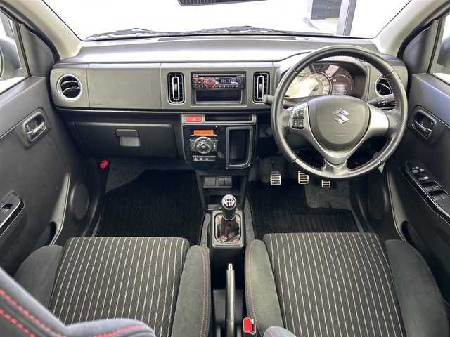 スズキ アルト ワークス 奈良県 2016(平28)年 1.5万km パールホワイト クラリオンオーディオ/CD AUX FM AM/RECARO セミバケットシート/社外マフラー/RSRダウンサス/5MT/電動格納ミラー/スマートキー/プッシュスタート/HIDヘッドライト/オートライト