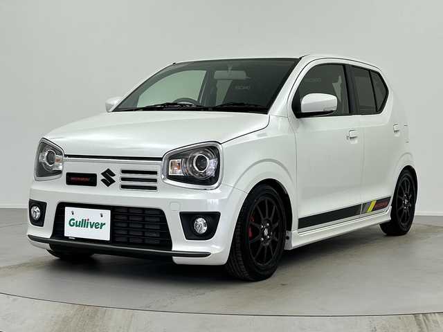 スズキ アルト ワークス 奈良県 2016(平28)年 1.5万km パールホワイト クラリオンオーディオ/CD AUX FM AM/RECARO セミバケットシート/社外マフラー/RSRダウンサス/5MT/電動格納ミラー/スマートキー/プッシュスタート/HIDヘッドライト/オートライト