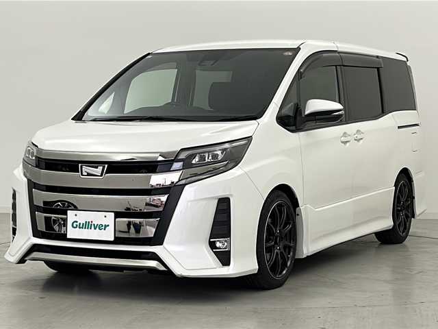 トヨタ ノア Si 宮城県 2018(平30)年 8万km ホワイトパールクリスタルシャイン トヨタセーフティセンス/・プリクラッシュセーフティ/・クルーズコントロール/・レーンディパーチャーアラート/・オートハイビーム/純正ナビ（NSZN-Z68T）/・フルセグTV/・BT.SD.CD/DVD/バックカメラ/片側パワースライド/ETC/ステアリングスイッチ/プッシュスタート/スマートキー×2/社外AW/LEDヘッドライト/LEDフォグ/スタッドレスタイヤ積込（純正AW付き）/アイドリングストップ