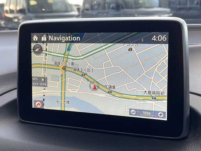 マツダ アクセラ スポーツ 15S 新潟県 2014(平26)年 6.8万km ディープクリスタルブルーマイカ ワンオーナー/RAYS18インチアルミ/純正メモリナビ（フルセグ/DVD/BT/SD/USB）/ビルトインETC/アイドリングストップ/革巻きステアリング/ステアリングスイッチ/HIDヘッドライト/フォグランプ/フロアマット/トノカバー/ウィンカーミラー/スマートキー×２/プッシュスタート/純正AW付スタッドレス積込（205/60R16 5分山）/保証書/取扱説明書