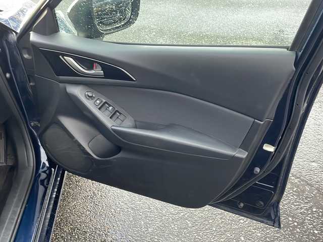 マツダ アクセラ スポーツ 15S 新潟県 2014(平26)年 6.8万km ディープクリスタルブルーマイカ ワンオーナー/RAYS18インチアルミ/純正メモリナビ（フルセグ/DVD/BT/SD/USB）/ビルトインETC/アイドリングストップ/革巻きステアリング/ステアリングスイッチ/HIDヘッドライト/フォグランプ/フロアマット/トノカバー/ウィンカーミラー/スマートキー×２/プッシュスタート/純正AW付スタッドレス積込（205/60R16 5分山）/保証書/取扱説明書