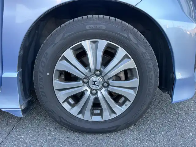 ホンダ フリード ハイブリット ジャストセレクション 静岡県 2013(平25)年 12万km プレミアムブルーオパールメタリック ストラーダナビ/CD/DVD/Bluetooth/クルーズコントロール/両側パワースライドドア/フルセグ/ドライブレコーダー/純正フロアマット/純正アルミホイール/ハーフレザーシート/ETC