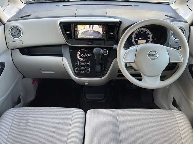 日産 デイズ ルークス X Vセレ +SeftyⅡ 福井県 2015(平27)年 6.4万km ピンクゴールドM 登録時走行距離６３５６９ｋｍ/ワンオーナー/プリクラッシュセーフティ/アラウンドビューモニター/純正メモリナビゲーション/（CD/DVD/BT）/フルセグテレビ/片側パワースライドドア/リアサーキュレーター/シートヒーター/社外14インチアルミホイール/ライトレベライザー/アイドリングストップ/電動格納ミラー/プッシュスタート/スマートキー/取扱説明書/保証書