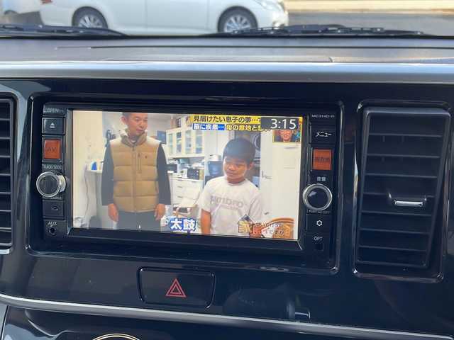 日産 デイズ ルークス X Vセレ +SeftyⅡ 福井県 2015(平27)年 6.4万km ピンクゴールドM 登録時走行距離６３５６９ｋｍ/ワンオーナー/プリクラッシュセーフティ/アラウンドビューモニター/純正メモリナビゲーション/（CD/DVD/BT）/フルセグテレビ/片側パワースライドドア/リアサーキュレーター/シートヒーター/社外14インチアルミホイール/ライトレベライザー/アイドリングストップ/電動格納ミラー/プッシュスタート/スマートキー/取扱説明書/保証書