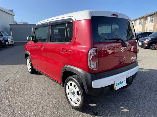 スズキ ハスラー Jスタイル 石川県 2015(平27)年 6万km フェニックスレッドパール/ホワイト2トーンルーフ 社外メモリーナビ　フルセグＴＶ　ＥＴＣ　スマートキー　Ｐスタート　シートヒーター　レーダーブレーキ　ベンチシート　ＬＥＤヘッドライト　オートライト　ホワイトルーフ　保証書