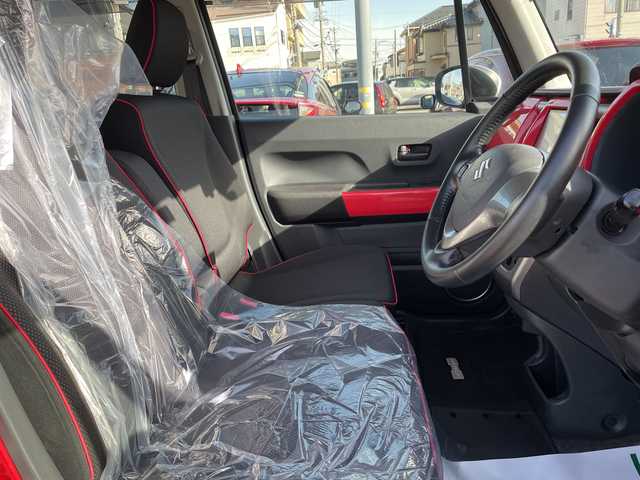 スズキ ハスラー Jスタイル 石川県 2015(平27)年 6万km フェニックスレッドパール/ホワイト2トーンルーフ 社外メモリーナビ　フルセグＴＶ　ＥＴＣ　スマートキー　Ｐスタート　シートヒーター　レーダーブレーキ　ベンチシート　ＬＥＤヘッドライト　オートライト　ホワイトルーフ　保証書