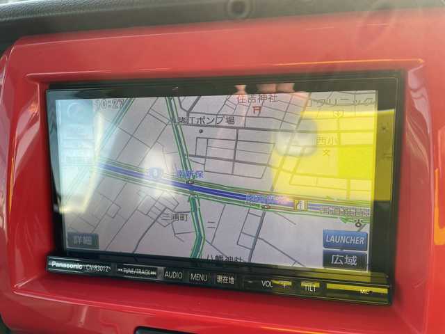 スズキ ハスラー Jスタイル 石川県 2015(平27)年 6万km フェニックスレッドパール/ホワイト2トーンルーフ 社外メモリーナビ　フルセグＴＶ　ＥＴＣ　スマートキー　Ｐスタート　シートヒーター　レーダーブレーキ　ベンチシート　ＬＥＤヘッドライト　オートライト　ホワイトルーフ　保証書