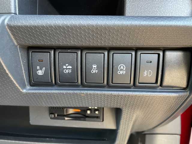 スズキ ハスラー Jスタイル 石川県 2015(平27)年 6万km フェニックスレッドパール/ホワイト2トーンルーフ 社外メモリーナビ　フルセグＴＶ　ＥＴＣ　スマートキー　Ｐスタート　シートヒーター　レーダーブレーキ　ベンチシート　ＬＥＤヘッドライト　オートライト　ホワイトルーフ　保証書