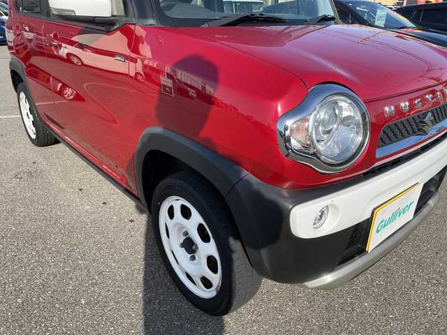 スズキ ハスラー Jスタイル 石川県 2015(平27)年 6万km フェニックスレッドパール/ホワイト2トーンルーフ 社外メモリーナビ　フルセグＴＶ　ＥＴＣ　スマートキー　Ｐスタート　シートヒーター　レーダーブレーキ　ベンチシート　ＬＥＤヘッドライト　オートライト　ホワイトルーフ　保証書