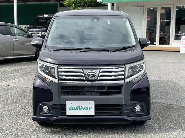 ダイハツ ムーヴ カスタム X SAⅡ 千葉県 2015(平27)年 14.6万km ナイトシャドーパープルクリスタルM スマートアシストII/社外SDナビ【AVN135M】/スマートキー/コーナーセンサー/LEDライト/フォグランプ/ETC/純正14インチアルミホイール