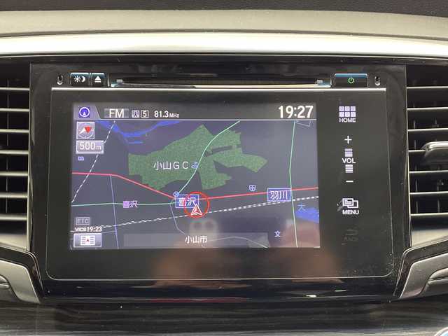 ホンダ オデッセイ アブソルート 栃木県 2013(平25)年 5.2万km プレミアムヴィーナスブラックP 純正HDDナビ/（CD/DVD/TV/Bluetooth/USB/HDMI）/バックカメラ/シティブレーキアクティブシステム/ビルトインETC/前後ドライブレコーダー/両側パワースライドドア/ハーフレザーシート/禁煙車/オートライト/LEDヘッドライト/パドルシフト/横滑り防止装置/フォグランプ/スマートキー/プッシュスタート/アイドリングストップ/ステアリングスイッチ/ウィンカーミラー/純正17インチアルミホイール/純正フロアマット
