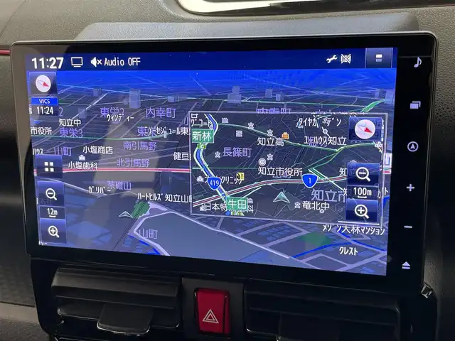 ダイハツ タント カスタム RS 愛知県 2022(令4)年 1.7万km シャイニングホワイトパール 純正１０型ナビ　全方位カメラ　シートヒーター　両側パワスラ　ＢＳＭ　電動パーキング　ロッソモデロマフラー　社外ツーイーター　ＥＴＣ２．０　衝突軽減　追従クルコン　コーナーセンサー　アナザースタイルＰＫＧ　禁煙